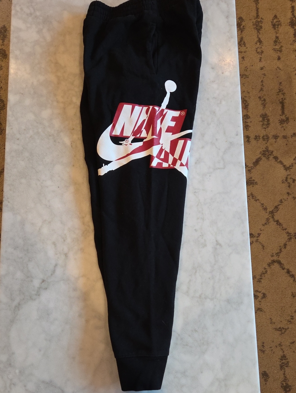 Jordan Nike Black Kids' Logo Jogger Bottoms